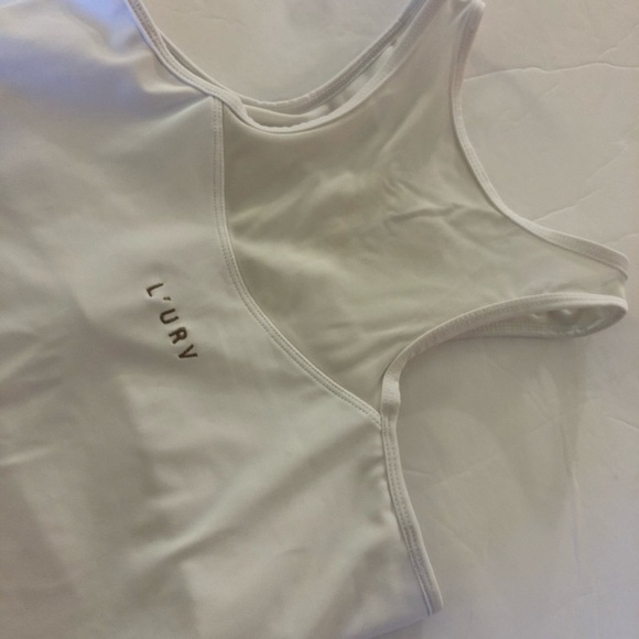 L’urv Halter neck mesh back workout tank Medium - Picture 3 of 8